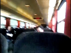 Caught in train