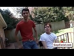 Bukkake Gay Boys - Nasty bareback facial cumshot parties 09