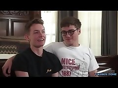 Big dick twinks spanking and facial